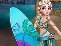 Игра Девојка натпревар за сурфање  онлајн