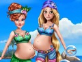 Игра Бремените мајки Егзотични одмор  онлајн