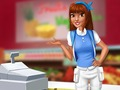 Игра Супер пазар Касиерка девојка  онлајн