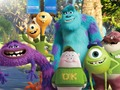 Игра Чудовишта Универзитетот Tic-Tac-Throw  онлајн