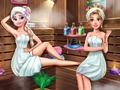 Игра Ледена кралица Сауна Релифе  онлајн