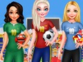 Игра БФФ принцезата гласа за фудбал 2018  онлајн