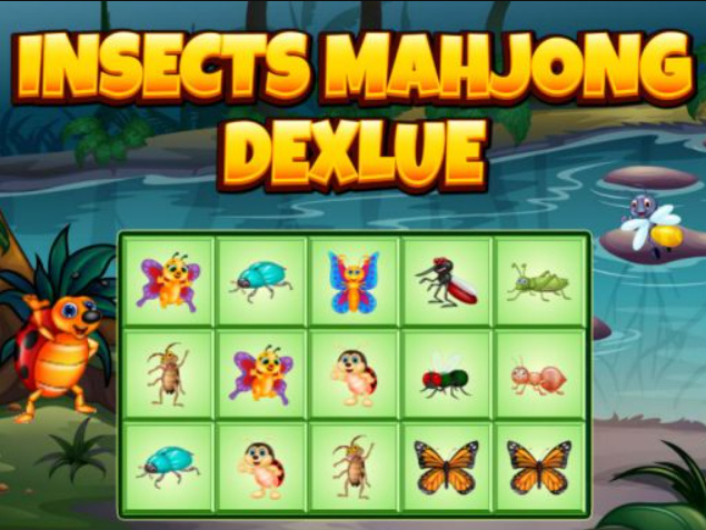 Игра Инсекти Mahjong Делукс  онлајн