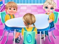 Игра Замрзнато училиште  онлајн