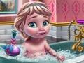 Игра Бебе ледена кралица: забава под туш  онлајн
