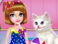 Игра Кити: нега и фризура  онлајн