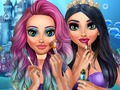 Игра Салон за шминка за сирени  онлајн