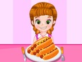 Игра Принцеза Hotdog јаде натпревар  онлајн