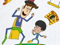 Игра Авантурите на салфетовиот човек! Ден на слаба коса  онлајн