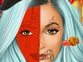 Игра Кајли Џенер: Уметноста на сликањето лице за Ноќта на вештерките  онлајн