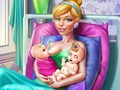 Игра Пепелашка близнаци раѓање  онлајн