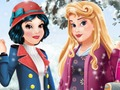 Игра Аурора и зимска мода за снег  онлајн