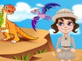 Игра Копање коски на диносаурус  онлајн