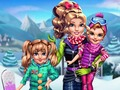 Игра Зимска забава за близнаци  онлајн