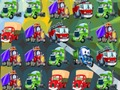 Игра Камиони со цртани филмови натпревар 3  онлајн