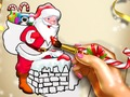 Игра Божиќно боење на Дедо Мраз  онлајн
