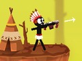 Игра Stickman уништување воинот  онлајн