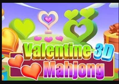 Игра Валентин 3D Mahjong  онлајн