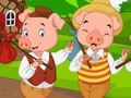 Игра Свиња фамилија сложувалка  онлајн