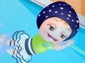 Игра Време за пливање во опашка на бебе  онлајн