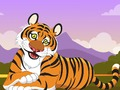Игра Тигар сложувалка  онлајн