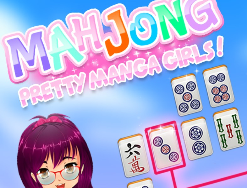 Игра Mahjong прилично манга девојки  онлајн