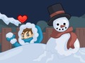 Игра Борба за снежни топки  онлајн