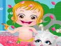 Игра Бања за бебиња Хазел  онлајн