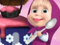 Игра Маша и мечка за готвење цртичка  онлајн