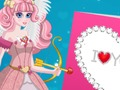 Игра Симпатична Купидон се подготвува за Денот на в Valentубените  онлајн