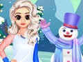 Игра Зимски стил на принцезата  онлајн