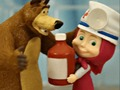 Игра Девојка и мечка забавно време  онлајн