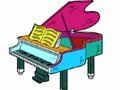 Игра Назад на училиште: Книга за боење пијано  онлајн