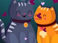 Игра Мачките сакаат сложувалка  онлајн