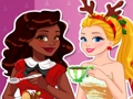 Игра GirlsPlay Божиќна забава  онлајн