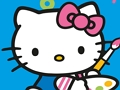 Игра Боја по број со Hello Kitty  онлајн