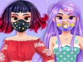 Игра Преобразување на рутински маски за кожата Kawaii  онлајн