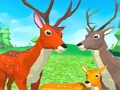 Игра Симулатор на елен: Семејство на животни 3D  онлајн