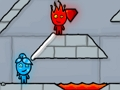 Игра Fireboy & Watergirl 3 во Храмот на мраз  онлајн
