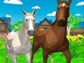 Игра Симулатор за животни на семејство на коњи 3D  онлајн