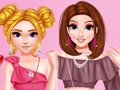 Игра Тренди Ruffle Crop Top Облечи  онлајн