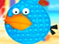 Игра Angry Birds Pop It сложувалка  онлајн
