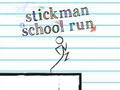 Игра Училиште трчање на Stickman  онлајн