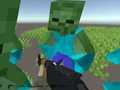 Игра Minecraft Shooter спаси го твојот свет  онлајн