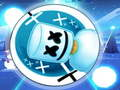 Игра Хоп топка 3D: Танцувачка топка на патот Marshmello Tiles  онлајн