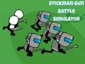 Игра Симулатор за битка со пиштоли Stickman  онлајн
