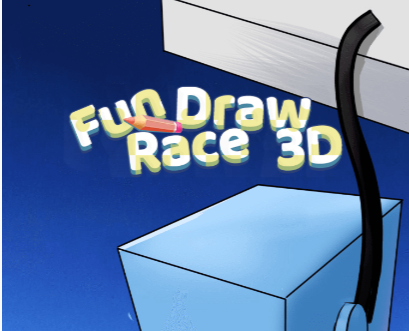 Игра Забавна трка за цртање 3D  онлајн
