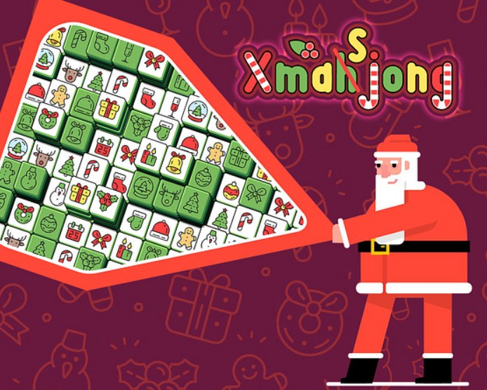 Игра Божиќен Mahjong  онлајн