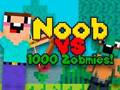 Игра Ноб против 1000 зомби  онлајн