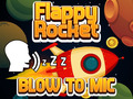 Игра Flappy ракета со дување  онлајн